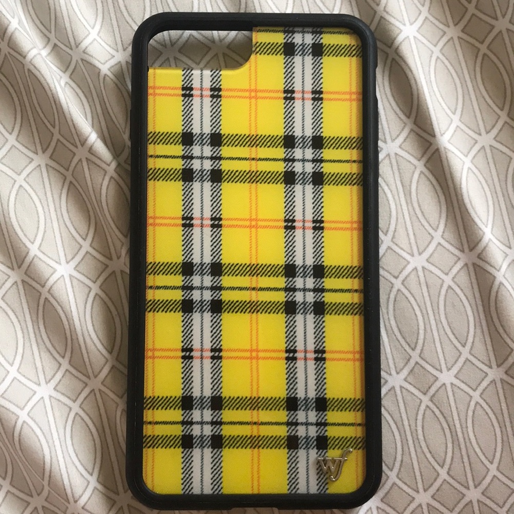 Checkered Yellow Wildflower case